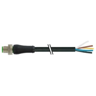 Murrelektronik Limited Male 5 Way M12 Straight to Unterminated Power Cable, 5 m 7000-P4201-P040500