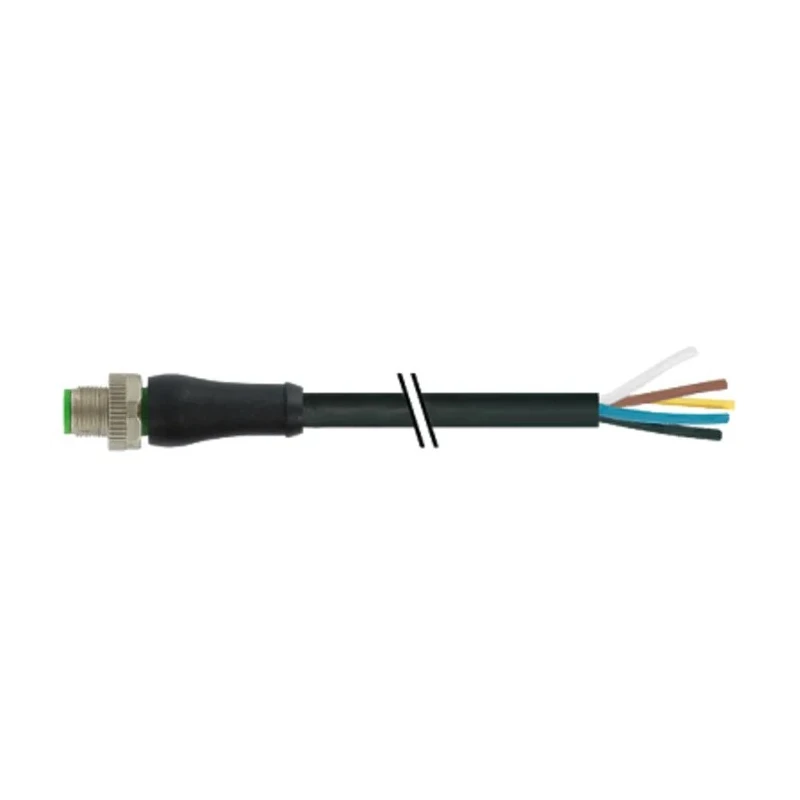 Murrelektronik Limited Male 5 Way M12 Straight to Unterminated Power Cable, 5 m 7000-P4201-P040500