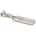TE Connectivity Silver Uninsulated Male Spade Connector Crimp 6.35 x 0.81 mm Tab Size 18 AWG to 14 160451-3