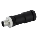 Murrelektronik Limited Circular Connector 4 Contacts M12 Plug Male IP67 Polyamide Housing 12A 630V 7000-P6391-0000000