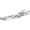 TE Connectivity Uninsulated Black Male Spade Connector Crimp Termination, 6.35 x 0.81 mm Tab Size, 18 AWG to 16 AWG 160458-2
