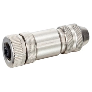 Murrelektronik Limited Circular Connector, 5 Contacts, M12 Cable Socket, Male, IP67, Threaded, Brass 7000-13401-0000000