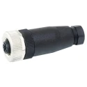 Murrelektronik Limited Industrial Circular Connector 8 Contacts Cable M12 Socket Female IP65 IP67 Polymer 7000-17321-0000000