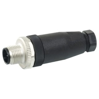 Murrelektronik Limited Industrial Circular Connector, 8 Contacts, Female M12 Plug, Cable Mount 7000-17301-0000000
