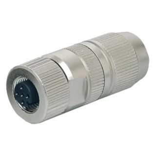 Murrelektronik Limited Circular Connector, 3 Contacts, M12 Cable Socket Male, IP67, Brass Housing, 32V, 4A 7000-14221-0000000