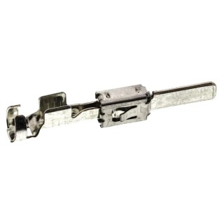 TE Connectivity AMP MCP 2.8 Series Male Crimp Terminal, 15A Current, 15 AWG Min Crimp, 13.5 AWG Max 1-963749-1