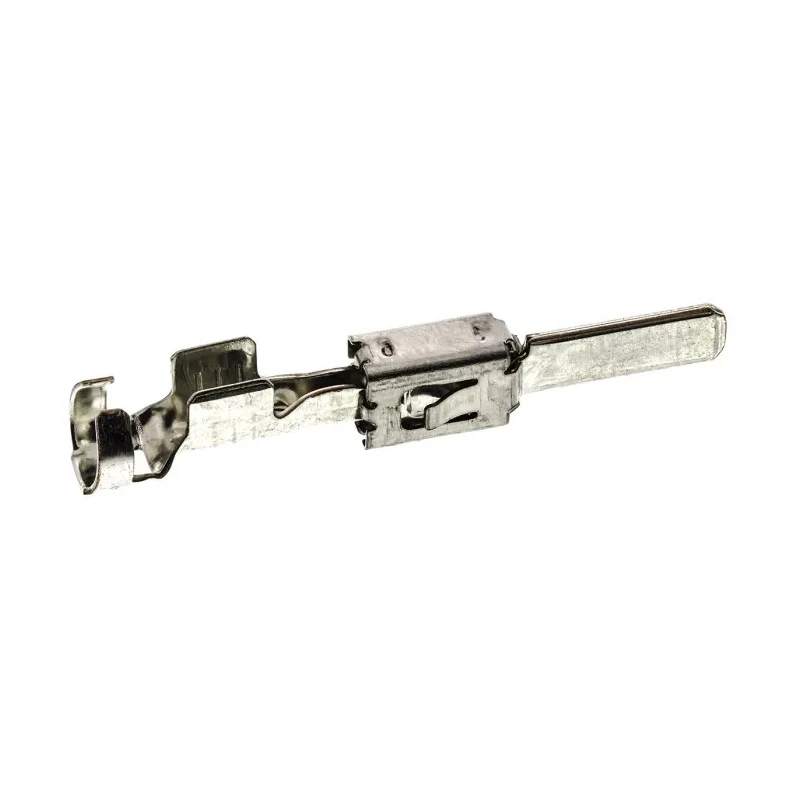 TE Connectivity AMP MCP 2.8 Series Male Crimp Terminal, 15A Current, 15 AWG Min Crimp, 13.5 AWG Max 1-963749-1