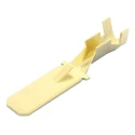 TE Connectivity FASTIN-FASTON .250 Yellow Uninsulated Male Spade Connector Crimp 6.35 x 0.81 mm Tab Size 42241-1