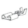 TE Connectivity FASTIN-FASTON .375 Black Uninsulated Female Spade Connector, Crimp, 9.53 x 1.22 mm Tab Size 11 AWG 182490-2