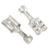TE Connectivity FASTIN-FASTON 250 Black Uninsulated Female Spade Connector Crimp 6.35 x 0.81 mm Tab Size 17 AWG 6-160449-5