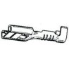 TE Connectivity FASTIN-FASTON .250 Black Uninsulated Female Spade Connector Crimp 6.35 x 0.81 mm Tab Size 17 AWG 6-160449-2