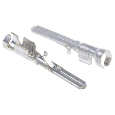 TE Connectivity FASTIN-FASTON .110 Black Uninsulated Male Spade Connector, Crimp Termination, 2.79 x 0.79 mm Tab 928794-2
