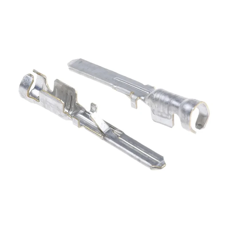 TE Connectivity FASTIN-FASTON .110 Black Uninsulated Male Spade Connector, Crimp, 2.79 x 0.79 mm Tab Size 17 AWG to 928794-2