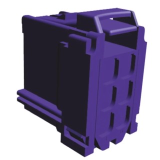 TE Connectivity AMP MCP 2.8 Female Automotive Connector 5.5 mm Pitch 6 Way 3 Row Straight 8-968970-1