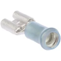 TE Connectivity PIDG FASTON .250 Blue Insulated Female Spade Connector Crimp 6.35 x 0.81 mm Tab Size 17 AWG to 13 9-160313-5