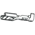 TE Connectivity FASTIN-FASTON .250 Black Uninsulated Female Spade Connector Crimp Termination 6.35 x 0.81 mm Tab 6-160449-2