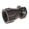 TE Connectivity CPCSize 22 Black Thermoplastic Cable Clamp 20-Way 1-206062-6