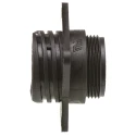 TE Connectivity CPC Straight 14 Way Panel Circular Connector Female Contacts Black Thermoplastic Shell Size 17 182641-1