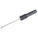 Schutzinger Black Banana Socket Nickel Plated Shock-proof Safety Socket LB 4-2 S Ni / 40 / SW