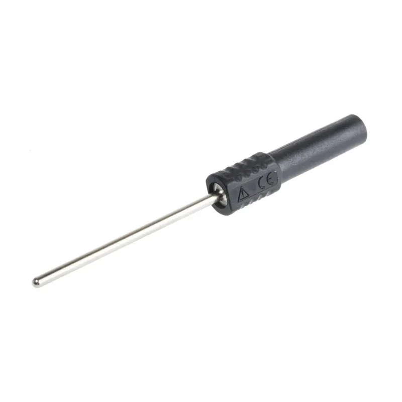 Schutzinger Black Banana Socket Nickel Plated Shock-proof Safety Socket LB 4-2 S Ni / 40 / SW