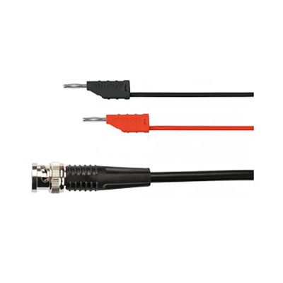 Schutzinger BNC Test Lead Red, Black 500 mm Lead Length KO 8162 / RG 58 / 0.5 / 50 / SW