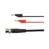 Schutzinger BNC Test Lead Red, Black 500 mm Lead Length KO 8162 / RG 58 / 0.5 / 50 / SW