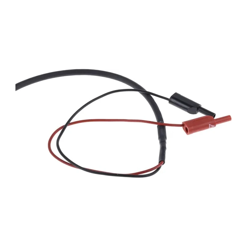 Schutzinger BNC Test Lead Red and Black 2 mm Connector, 500 mm Lead Length KO 8358 / RG58 / 0.5 / 50 / SW