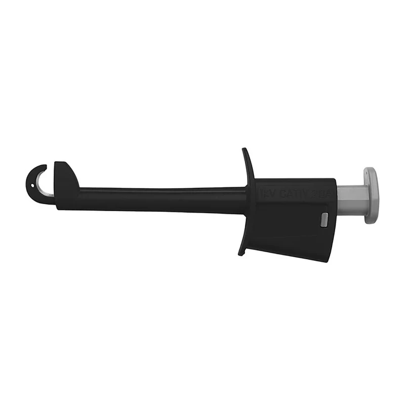 Schutzinger Black Nickel Plated Hook Clip 19 mm Tip Size 1kV 20A SKPS 8341 Ni / SW