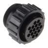 TE Connectivity Circular Connector 16 Contacts Cable Mount Socket Female Nylon Housing 600V 13A 206037-1