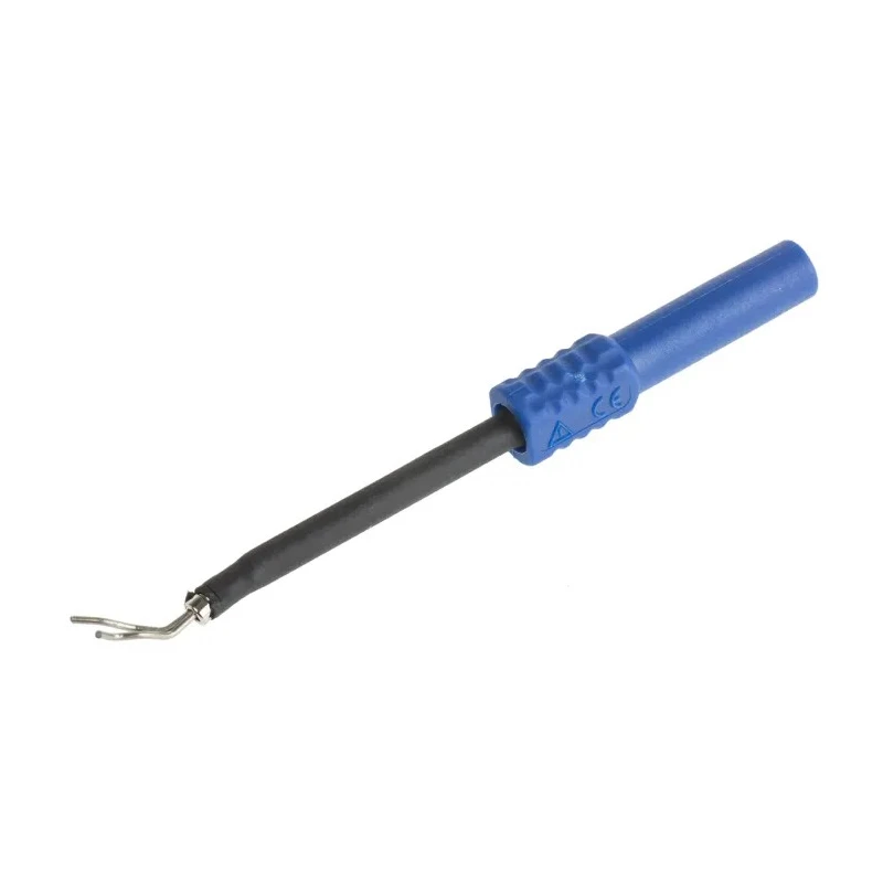 Schutzinger Blue Female Test Socket 4 mm Connector, Solder Termination, 600V, 1A, Nickel Plating ZPK 8066 Ni / BL