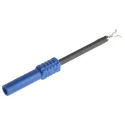 Schutzinger Blue Female Test Socket 4 mm Connector, Solder Termination, 600V, 1A, Nickel Plating ZPK 8066 Ni / BL