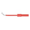Schutzinger Red Female Test Socket 4 mm Connector Solder Termination 600V 1A Nickel Plating ZPK 8066 Ni / RT