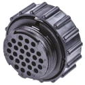 TE Connectivity Circular Connector Cable Mount, 28 Contacts, Standard Size, Plug Male, 7.5A Current, 250V, CPC 206039-1