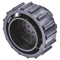 TE Connectivity Circular Connector Cable Mount, 28 Contacts, Standard Size, Plug Male, 7.5A Current, 250V, CPC 206039-1