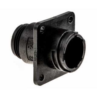TE Connectivity Circular Connector 9 Contacts Panel Mount Socket Male 600V 13A IP67 CPC Series 182922-1