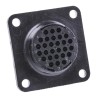 TE Connectivity Circular Connector Panel Mount Socket Female 28 Contacts IP67 Standard Size 600V Crimp Termination 206038-1