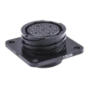 TE Connectivity Circular Connector Panel Mount Socket Female 28 Contacts IP67 Standard Size 600V Crimp Termination 206038-1