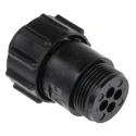 TE Connectivity Circular Connector 4 Contacts Cable Standard Plug Male CPC Series 206429-1