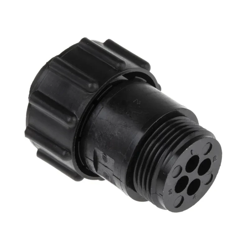 TE Connectivity Circular Connector 4 Contacts Cable Standard Plug Male CPC Series 206429-1