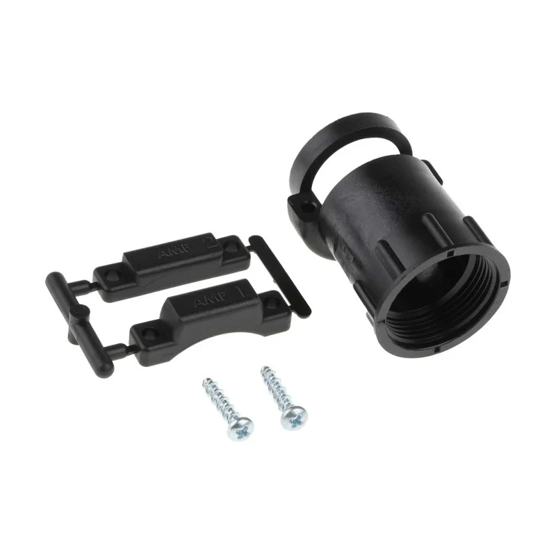 TE Connectivity CPC Series Size 17 Black Thermoplastic Circular Connector Cable Clamp 20-Way 206322-9