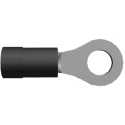 TE Connectivity PIDG Insulated Ring Terminal M6 Stud Size 16 AWG 14 AWG Wire Size Black 342063