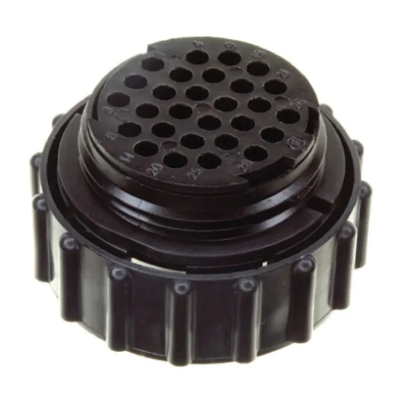 TE Connectivity Circular Connector, 57 Contacts, Cable Mount, Standard Size, Male Plug, Threaded Mating, 250V 206437-1