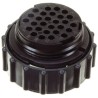 TE Connectivity Circular Connector, 57 Contacts, Cable Mount, Standard Size, Male Plug, Threaded Mating, 250V 206437-1