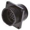 TE Connectivity Circular Connector, 16 Contacts, Panel Mount, Socket, Female, Standard Size, Thermoplastic Housing 207486-1
