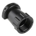 TE Connectivity CPC Series Black Thermoplastic Circular Connector Cable Clamp, 35.56mm Length, Max Bundle Diameter 206966-7