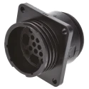 TE Connectivity Circular Connector Panel Mount 16 Contacts Socket Female 600V Thermoplastic CPC Series 207486-1