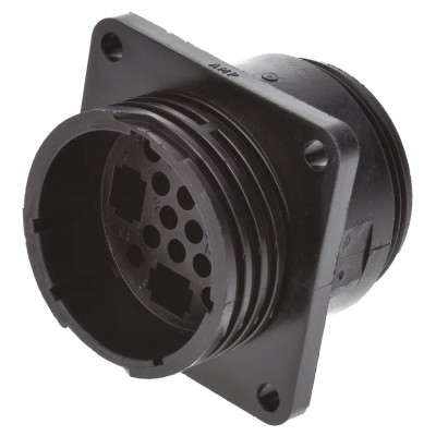 TE Connectivity Circular Connector Panel Mount 16 Contacts Socket Female 600V Thermoplastic CPC Series 207486-1