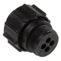 TE Connectivity Circular Connector, 4 Contacts, Cable Mount, Standard Size, Socket, Female Contact, CPC Series 206060-1