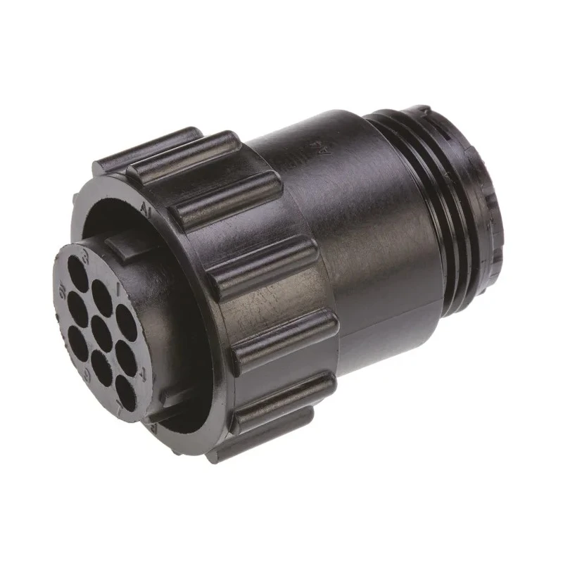 TE Connectivity Circular Connector, 9 Contacts, Cable Mount, Socket Female, Standard Size, Nylon Housing, 600V 788157-2