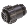 TE Connectivity Circular Connector, 9 Contacts, Cable Mount, Socket Female, Standard Size, Nylon Housing, 600V 788157-2